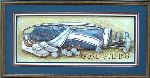 Brown Shadow Box Frame for Kits Size 8x20  Inches (We make Frame in just about ANY size!)